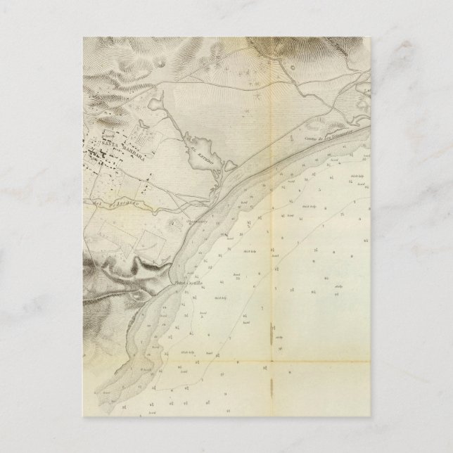 Carte Postale Père Noël Barbara, Californie (Devant)