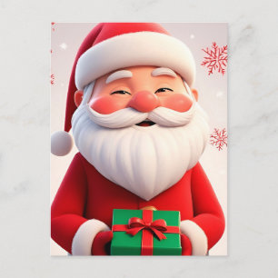 Carte Postale ❄️ Père Noël Cadeau de Noël Magie 🎄 Fête de fin d