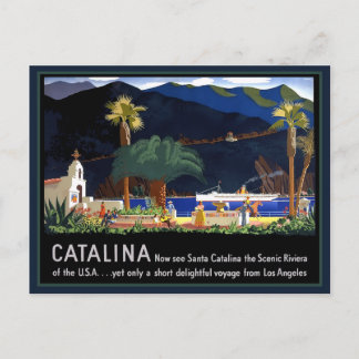 Carte Postale Père Noël Catalina Californie