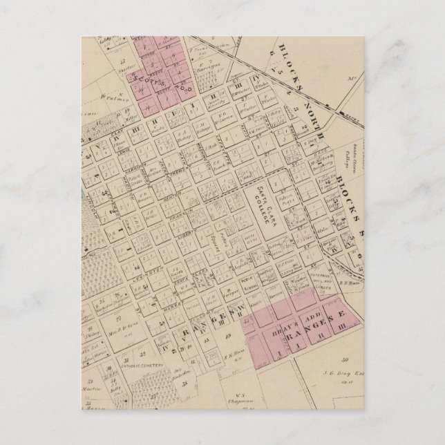 Carte Postale Père Noël Clara, Californie (Devant)