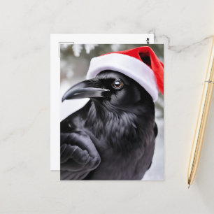 Carte Postale Père Noël Crow