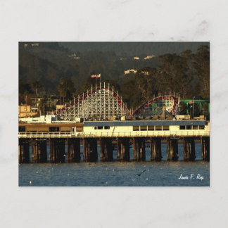 Carte Postale père Noël Cruz Boardwalk & Wharf