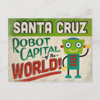 Père Noël Cruz California Robot - Drôle Vintage