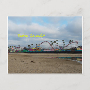 Carte Postale père Noël Cruz Californie