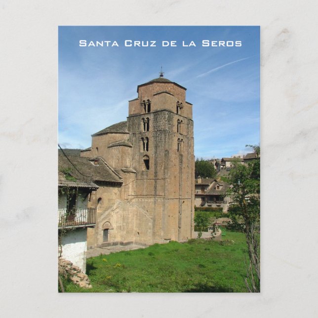 Carte Postale père Noël Cruz de la Seros (Devant)