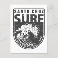 Père Noël Cruz Surf Club California Emblem