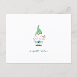 Carte postale Père Noël de Noël Watercolor