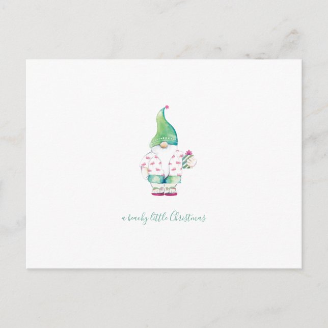 Carte postale Père Noël de Noël Watercolor (Devant)