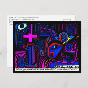 Carte Postale Père Noël Fe New Mexico Outsider Postmodern Art