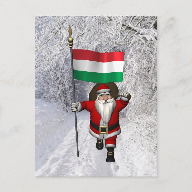 Carte Postale Père Noël hongrois (Devant)