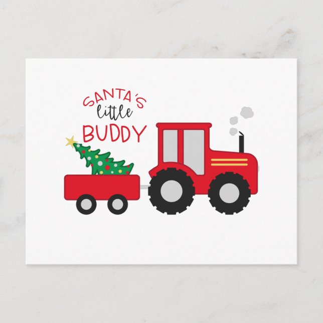 Carte Postale père Noël Lil' Buddy (Devant)