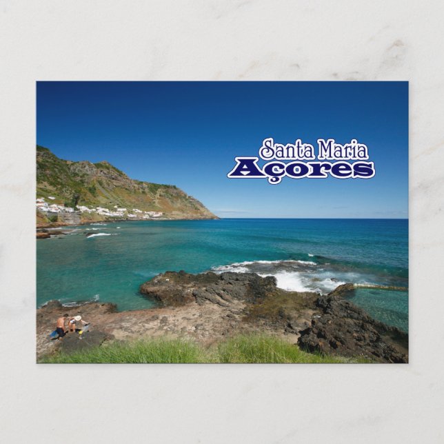 Carte Postale Père Noël Maria - Açores (Devant)