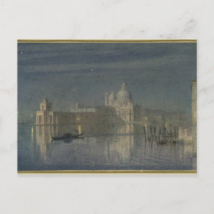 Carte Postale Père Noël Maria Della Salute, Venise, Lune, 1863