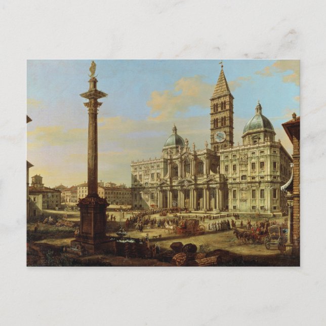 Carte Postale Père Noël Maria Maggiore, Rome, 1739 (Devant)