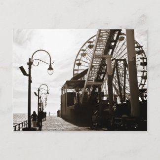 Carte Postale Père Noël Monica Pier