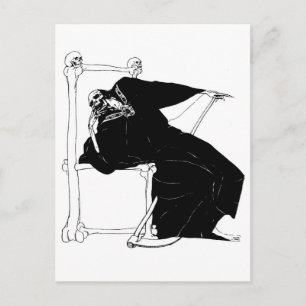Carte Postale "Père Noël Muerte" (Faucheuse mexicaine)