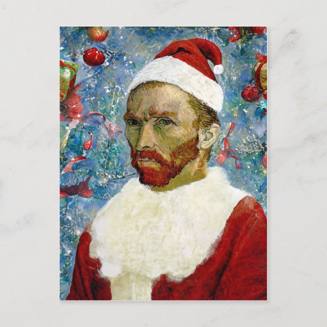 Carte Postale Père Noël, Van Gogh (Devant)