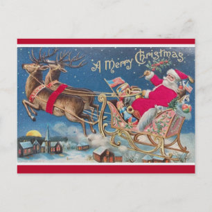 Carte Postale Père Noël vintage