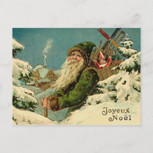 Carte postale Père Noël vintage