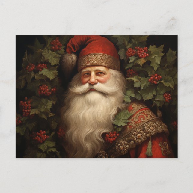 Carte Postale Père Noël vintage (Devant)