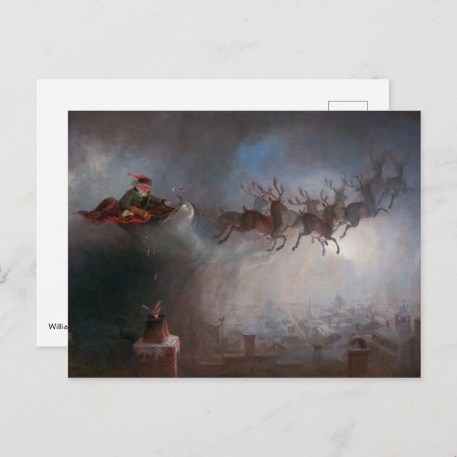 Carte Postale Père Noël | William Holbrook Beard | (Devant / Derrière)