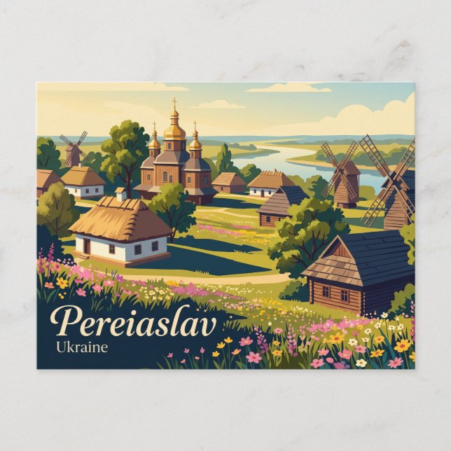 Carte Postale Pereiaslav Ukraine (Devant)