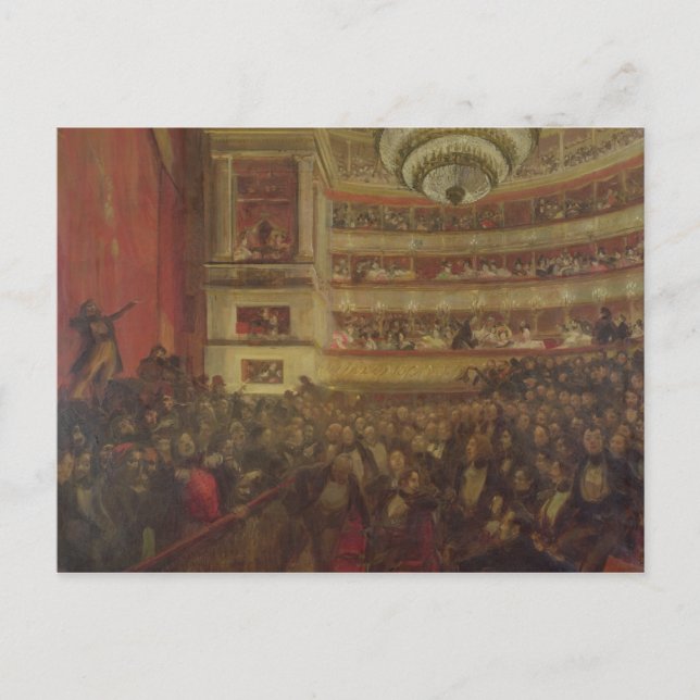Carte Postale Performance de 'Hernani' par Victor Hugo (Devant)