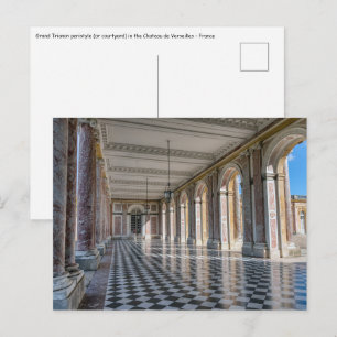 Carte Postale péristyle du Grand Trianon dans le palais de Versa
