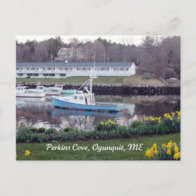 Carte Postale Perkins Cove, Ogunquit, Maine (Devant)