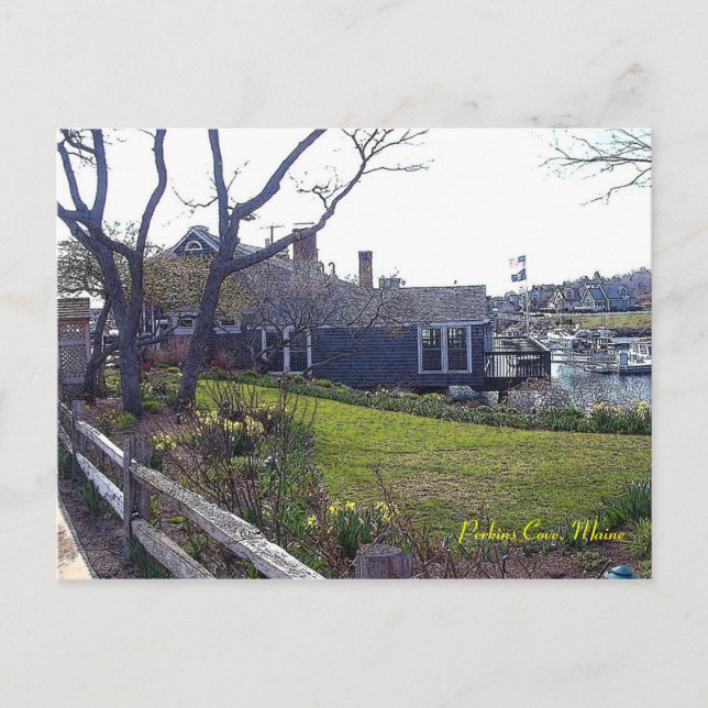Carte Postale Perkins Cove, Ogunquit, Maine - Postcard (Devant)