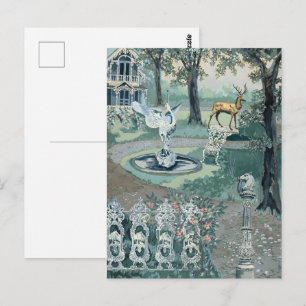 Carte Postale Perkins Harnais Éternel Jardin Floral Haven