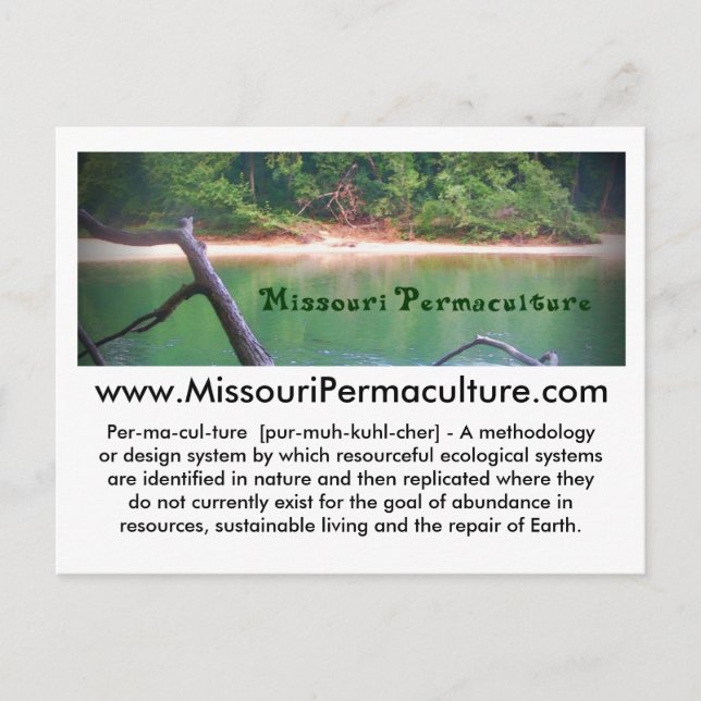 Carte postale Permaculée Missouri (Devant)