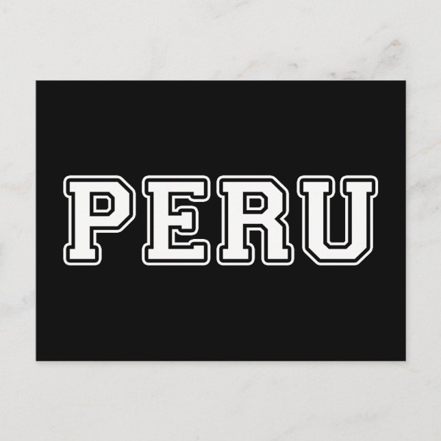 Carte Postale Pérou (Devant)