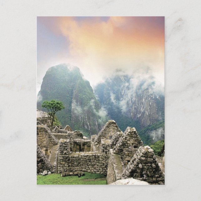 Carte Postale Pérou, Machu Picchu, l'ancienne cité perdue de (Devant)