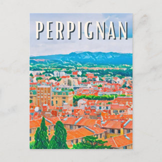 Carte Postale Perpignan Photo Vintage 