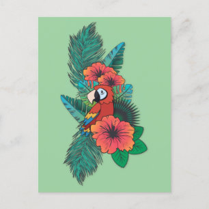 Carte Postale Perroquet tropical