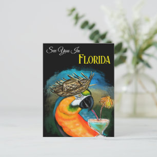 Carte Postale Perroquets de Fête