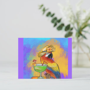 Carte Postale Perroquets de Fête