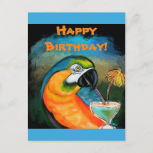 Carte Postale Perroquets de fête