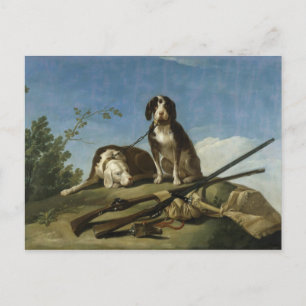Carte postale Perros en traílla