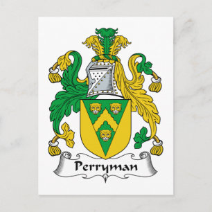 Carte Postale Perryman Family Crest