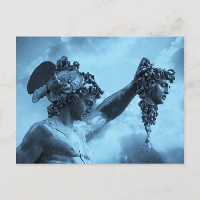 Carte Postale Perseus contre Medusa (Devant)
