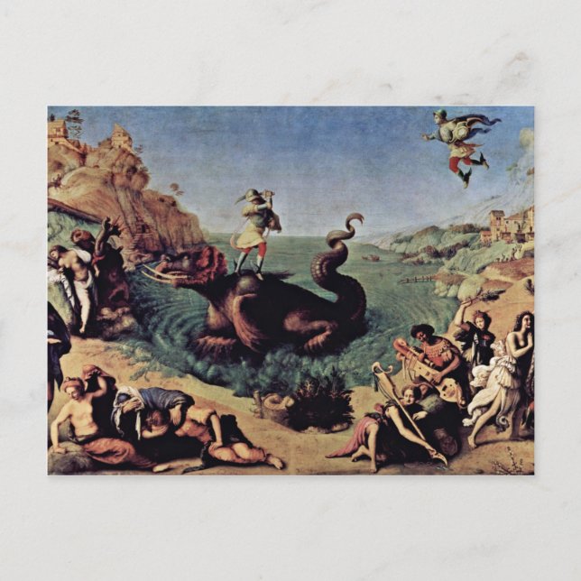 Carte Postale Perseus Libéré Andromeda Par Piero Di Cosimo (Devant)