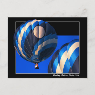 Carte Postale Pershing Balloon Derby 2009
