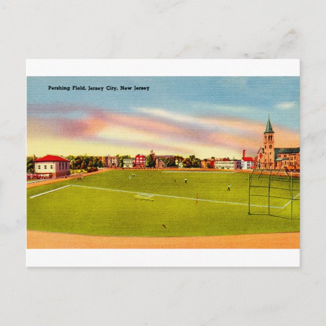 Carte Postale Pershing Field, Jersey City, New Jersey (Devant)