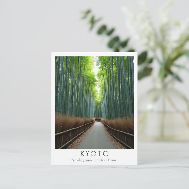 Carte Postale Personalized Arashiyama Bamboo Forest (Debout devant)