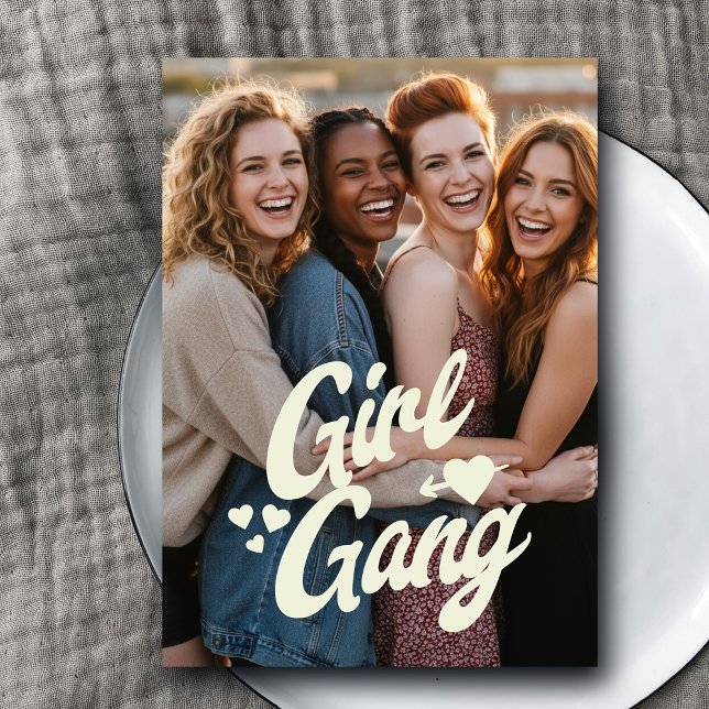 Carte Postale Personalized Galentine’s Day Photo (Créateur téléchargé)