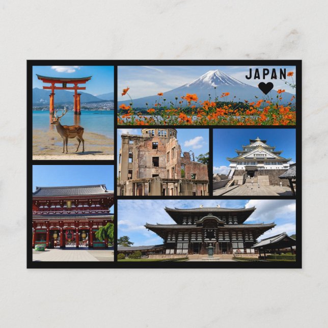 Carte Postale Personalized, Greetings from Japan Postcard (Devant)