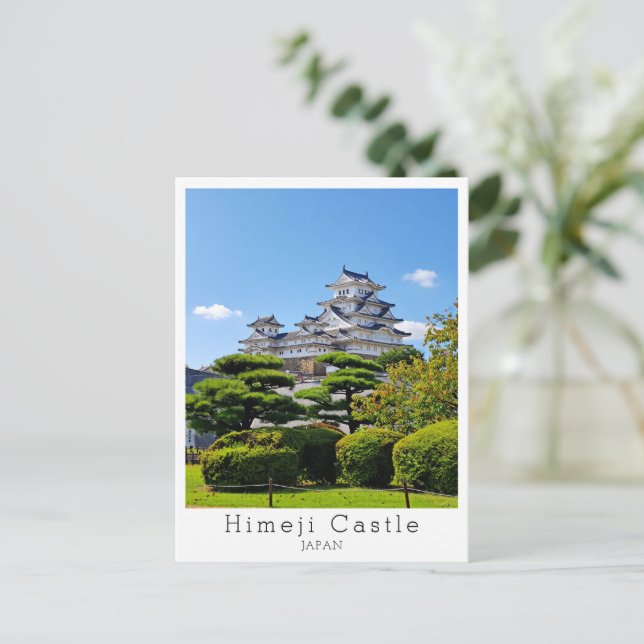 Carte Postale Personalized, Greetings Himeji Castle, Japan (Debout devant)