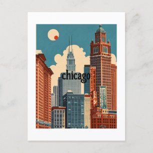 Carte Postale personnage chicago illinois